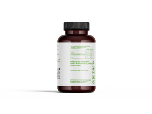 Ashwagandha orgánica en cápsulas