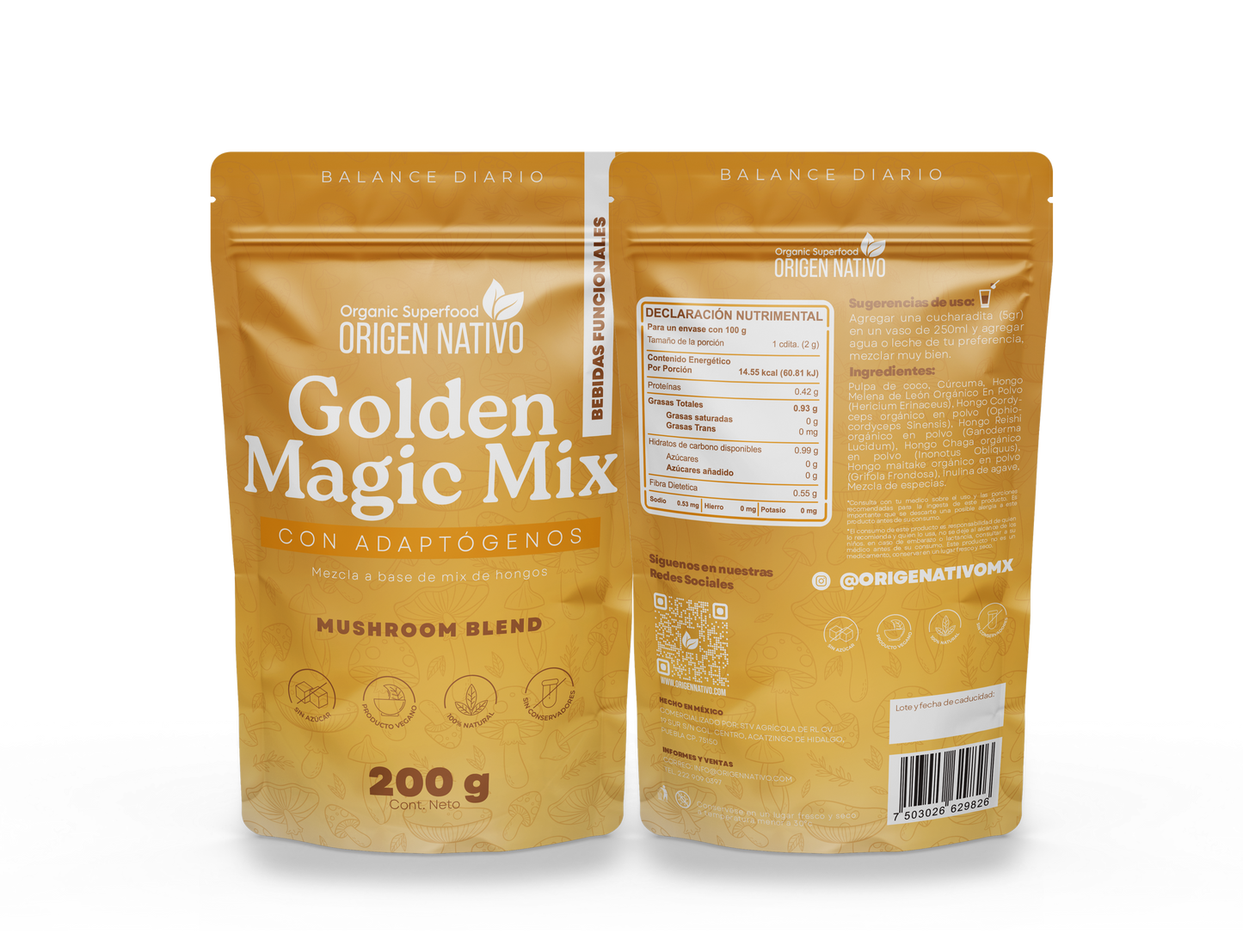 Golden Magic Mix con Adaptogenos