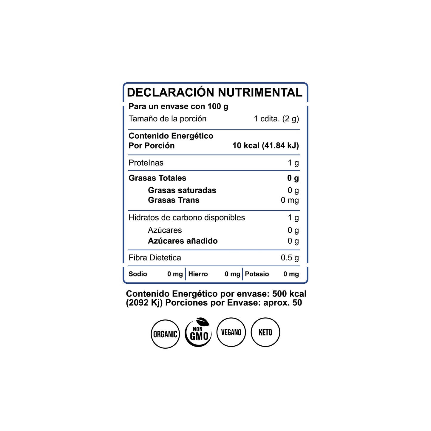 Hongo Melena de León Orgánico en polvo