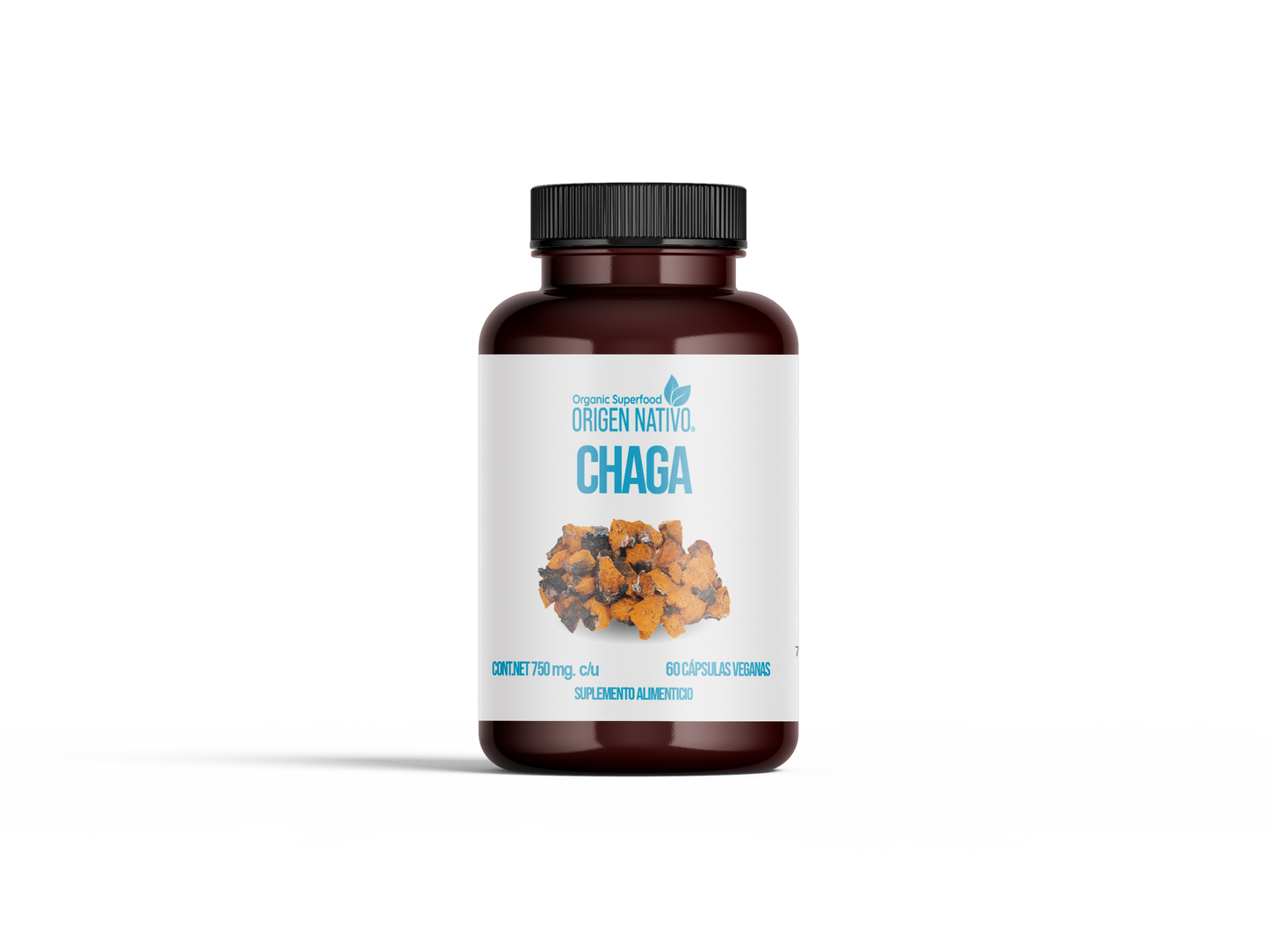 Hongo Chaga Orgánico en Cápsulas